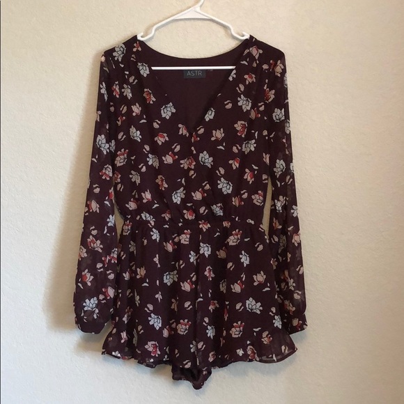 Astr Dresses & Skirts - Long sleeve romper by ASTR (Nordstrom)